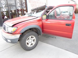 2003 TOYOTA TACOMA SR5 CREW CAB RED 2WD AT 3.4 Z19568